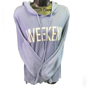 Rachel Zoe Weekend‎ Hooded Long Sleeve Sweater sz 2X